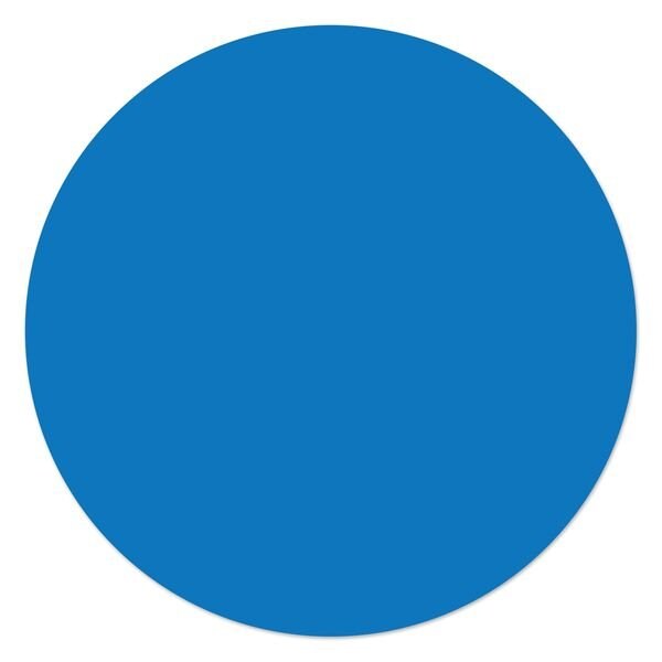 Ergomat Xtreme 12in Diameter Pux Light Blue, 7PK DSXP-12-LB-KIT - main